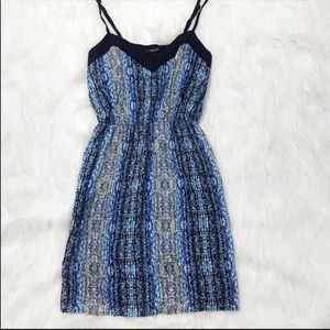 Forever 21 Spaghetti Strap Dress Blue Green Small
